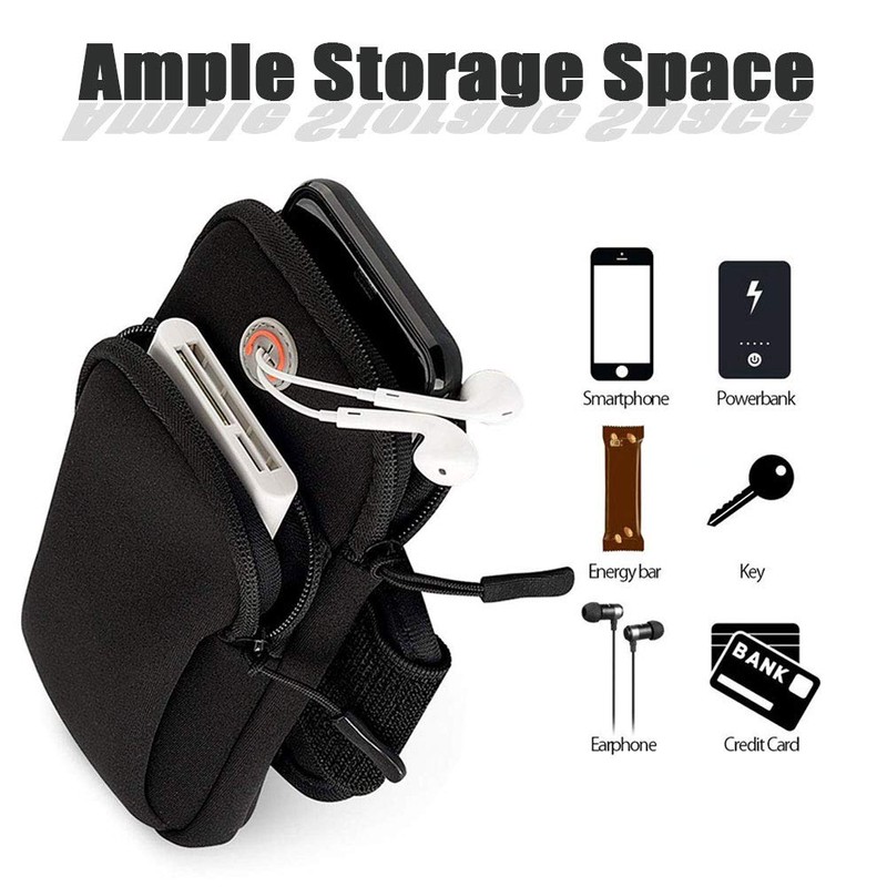 MOVOYEE Phone Holder for Running Armband iPhone 16 16e 15