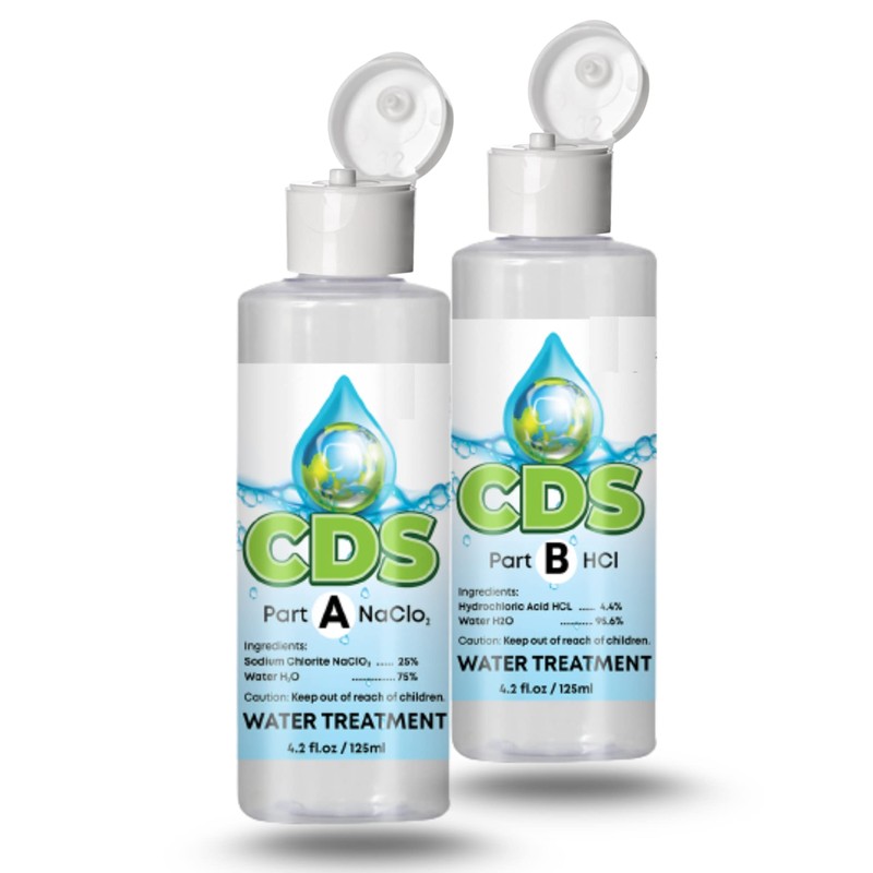 125 ml Chlorine Dioxide Kit with Water Bottle and Accu-Drop