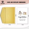Funny Cat Wedding Card for Newlywed Couple, Just Married Pun