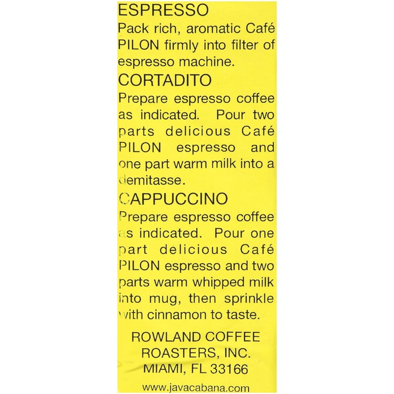Pilon Espresso Arabica Coffee 10 Ounce (Pack of 4)
