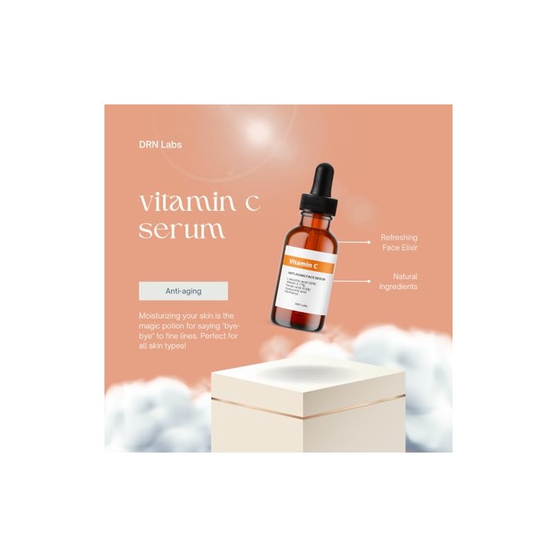 DRN LABS- POTENTE SERUM DE VITAMINA C EXTRACTOS BOTÁNICOS. Nuestro