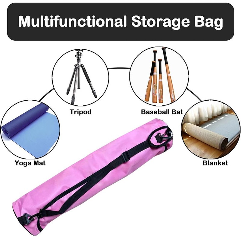 Rakiuty Exercise Yoga Mat Bag,Shoulder Strap Carry Yoga Mat Bag,Full-Zip