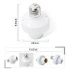 QIACHIP RF 433Mhz Wireless Remote Control Light Lamp Socket E26