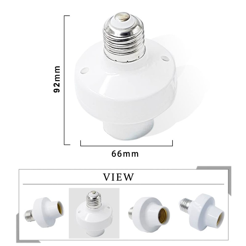 QIACHIP RF 433Mhz Wireless Remote Control Light Lamp Socket E26