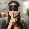 2 pcs Silk Satin Blindfold Eye Cover Silk Sleeping mask