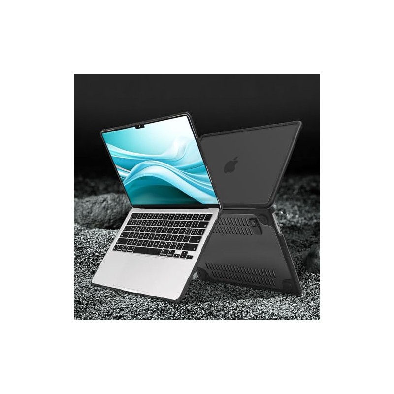 MOSISO Funda Compatible con MacBook Air 13.6 Pulgadas M5 A3449