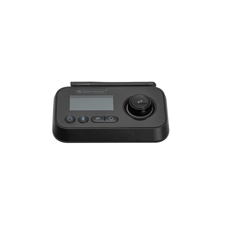 OMNITRONIC BDT-5.0 Bluetooth 5.0 Transceiver | 3-in-1-Bluetooth-Audioadapter mit Sender-, Empfänger-
