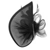 DRESHOW Fascinator Hats for Women Pillbox Hat with Veil Headband