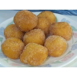 Homemade 20 Hawaiian Style Fried Mochi Donuts (Mochisadas) *Naturally Gluten Free - Granulated Sugar