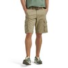 Lee Mens Dungarees Big Tall Cargo Shorts With Belt, khaki