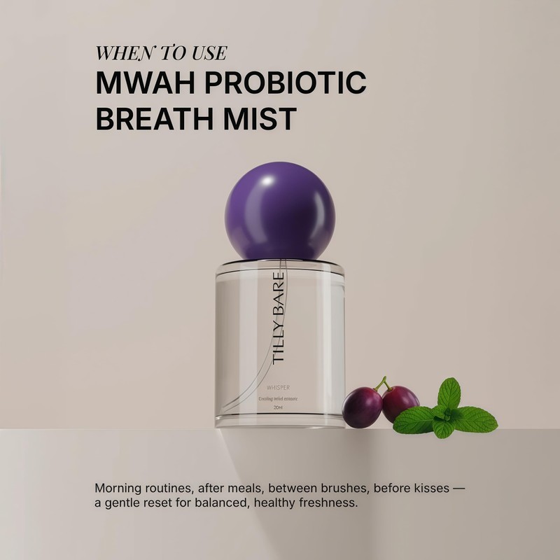 Breath Spray, Probiotic Mouth Spray, Probiotic Breath Mist for Bad