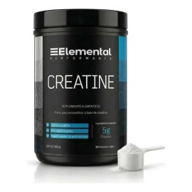 Creatina Monohidratada Elemental 450g 90 Porciones Sin Sabor Sin Sabor                                                                                