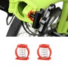 2 Pack Red C Buckle Springs, Folding Bike Hinge Clips