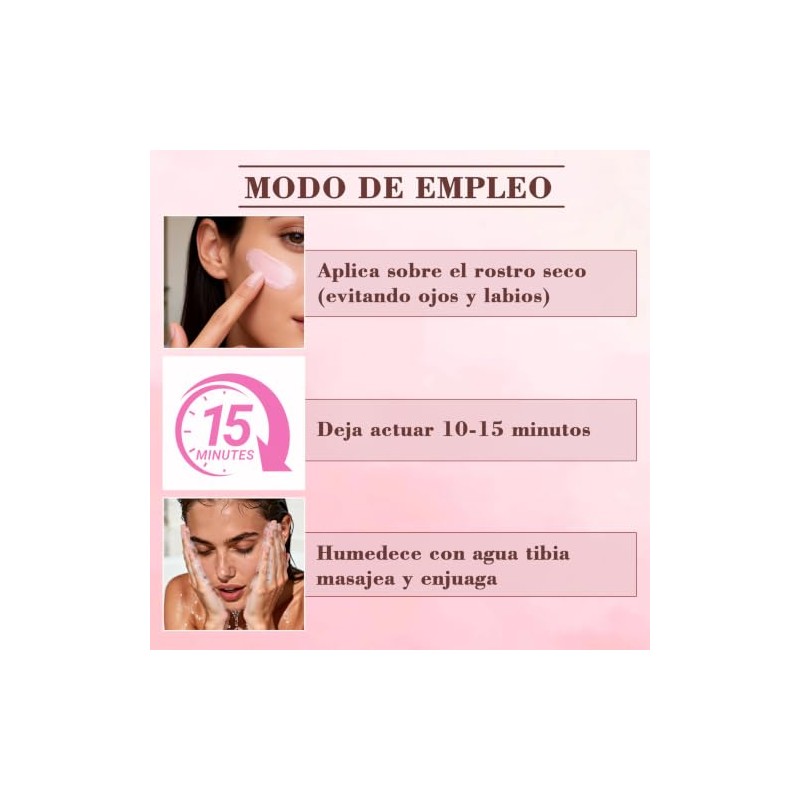 3PC Mascarilla de Arcilla en Barra con Centella Asiática,Poremizing Quick