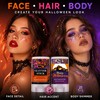 Halloween Glitter Stick Duo, Orange Pink and Purple Gold
