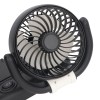 Unbranded Foldable Dual Head Fan Silent Cooling 2 Speeds 360