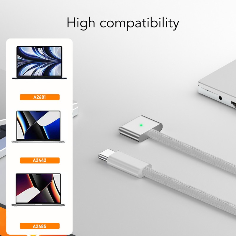 Type C to for Magsafe 3 Charging Cable 140W PD