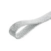 Allegra K Metallic Shoelaces, Ribbon, Flat, Fluorescent, Shiny, Wide, 1