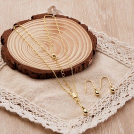 Philip Jones Gold Plated Teardrop Set