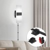 GOODATE Plug in Wall Sconces with Stepless Adjustable 3000K-6500K Colors