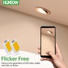 HOMEOW HOMEOW Set of 12 LED recessed spotlights 230V 5W,