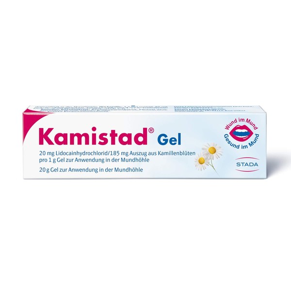Kamistad Gel - Pain Relieving Gel for Minor Inflammation of Gums and Oral Mucosa