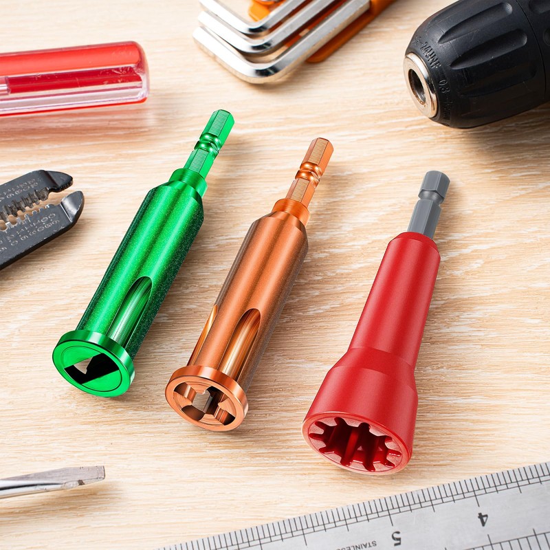 Feekoon Wire Twister Tool for Drill 3 PCS Wire Twister