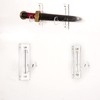 WANLIAN Sword Wall Mount Acrylic Wall Mounted Hook Samurai Sword