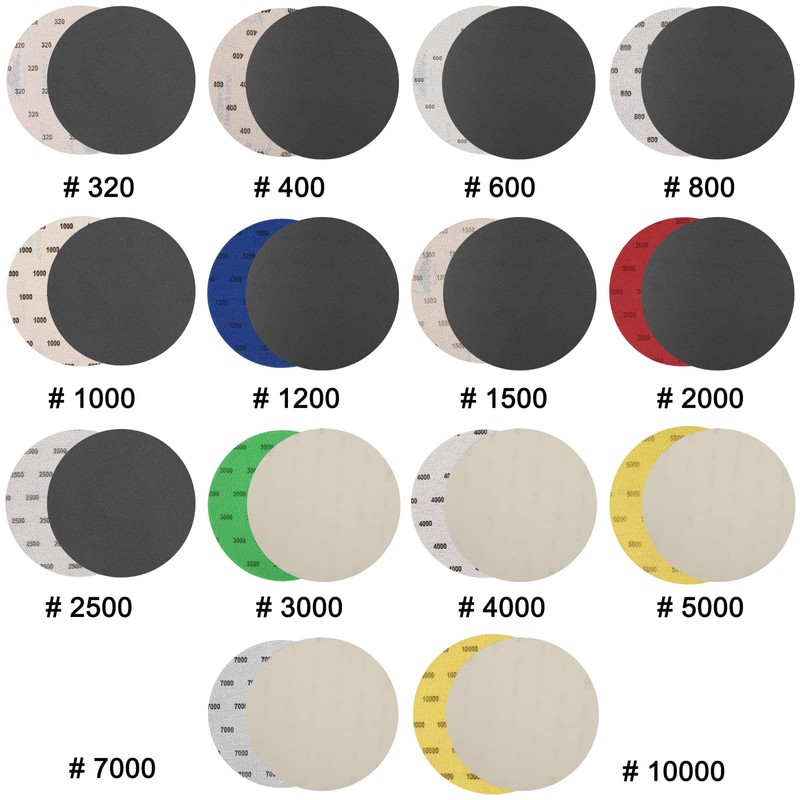 6 Inch Sanding Disc, GOH DODD 25 Pieces Wet Dry