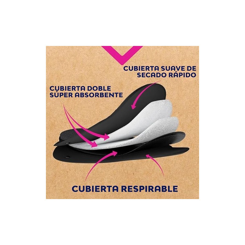 Saba V-Eco Toalla Reutilizable Larga, 3 piezas