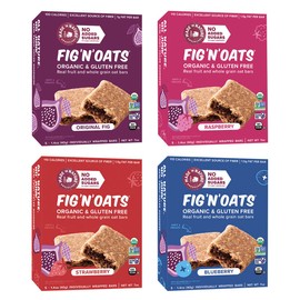 Made in Nature Fig ‘N’ Oat Bars, 1.4 Ounce 5 Count (4 Pack) – Original Fig, Blueberry, Raspberry, and Strawberry