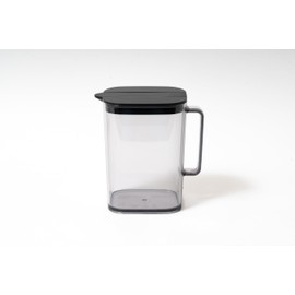 Asbel Barley Tea Pot, Shelf Stand, One Push, Bio SP-121, 0.3 gal (1.2 L), Black, Stylish