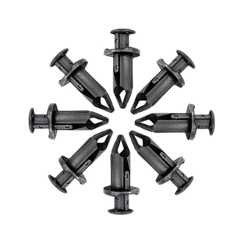 LABLT 100 pcs Car 8mm Dia Hole Plastic Rivets Fastener
