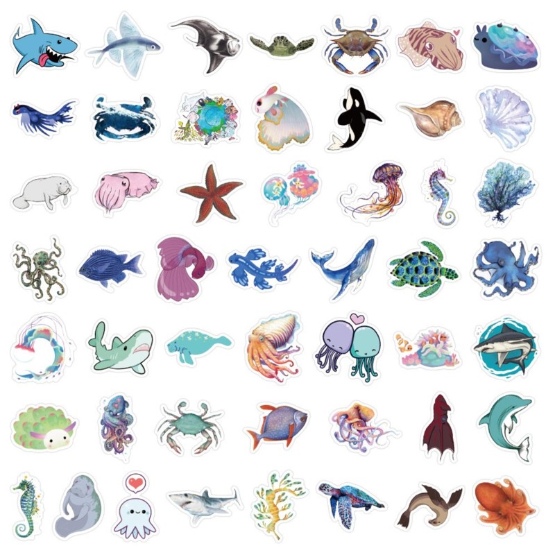 【50-Piece Set】Realistic Gun Sticker Set for Airsoft, Military, Waterproof, Popular,
