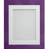 Frame Company Candy Range Purple Picture Photo Frames with Mount