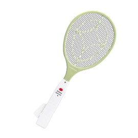 NINESTARS Battery-Free Electric Fly Swatter, Press-to-Charge Mosquito Zapper with Triple-Layer Mesh, Durable ABS, Eco-Friendly, Ready to Use Anytime, No Batteries and Charging Needed