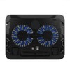 Ultra Thin USB Laptop Cooler Base 2 Mute Fan Notbook