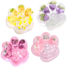 YUESIKJ Pack of 4 Cat Paw Squishy, Soft Cat Paw Squeeze, Squishy Paw, Cat Paw Squeeze Toy, Cat Paw Squishy, Squishy Cat Paw Squeeze Toy, for Children Adults
