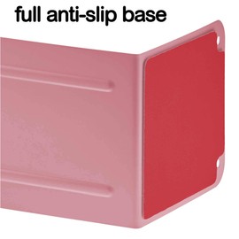 Acrimet Jumbo Premium Metal Bookends 9" (Heavy Duty) (Pink Color) (1 Pair)