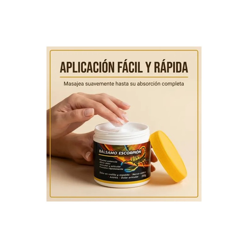 Bálsamo Escorpión Pomada Muscular 250g 3 Pack + Regalo