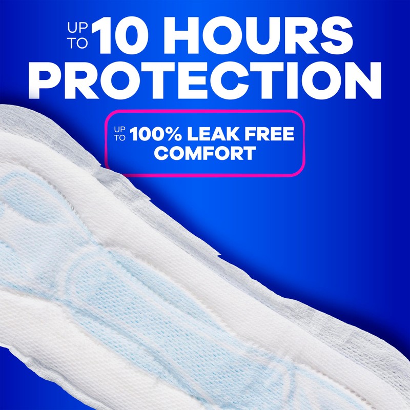 Always Maxi Feminine Pads Without Wings for Women, Size 1,