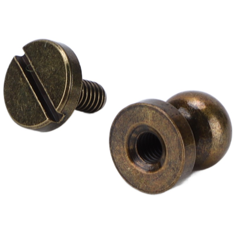 20set Brass Rivets Bronze Wear Resistance Luggage Hardware Accessories for