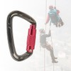 7075 Aviation Aluminum Master Lock Carabiner D Ring Safety Buckle