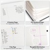 OFFIGIFT Bullet Dotted Journal Notebook, 312 Numbered Pages A5 Hardcover