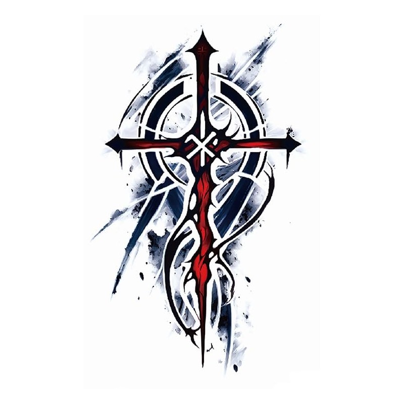 5 Sheets Temporary Tribal and Arrow Tattoos Tribal Arm Tattoos