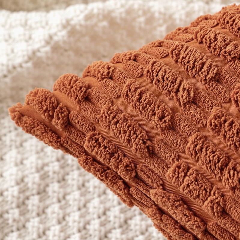MIULEE Pack of 2 Corduroy Decorative Throw Pillow Covers 20x20
