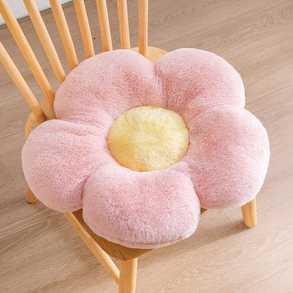 Zabuton, Stylish, Cute, Flower Cushion, Large, High Resilience, Soft, Body Pillow, Floor Cushion, Thick, Does Not Hurt Your Buttock, Four Seasons, Double-Sided, Cushion, Children, Office Cushion,