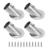 Antrader Adjustable Socket Bracket Support Holder,4Pcs Closet Pole Socket Set