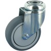 Rollentechnik Apparatus Castor without Lock Wheel Thermoplastic Rubber 100 x
