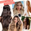 XDhair Tape in Hair Extensions, Echthaar, selbstklebend, 20 Stück/50 g,